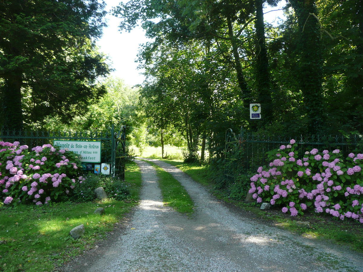 Bed and Breakfast Manoir De Bois En Ardres Exterior foto